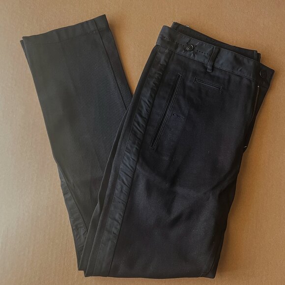Diesel brand Men's Tuxedo style pants Size 33" 100% Cotton NWOT - Picture 1 of 12
